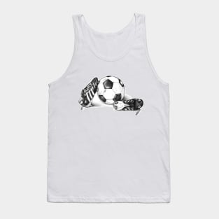 Soccer boots and a ball Tank Top